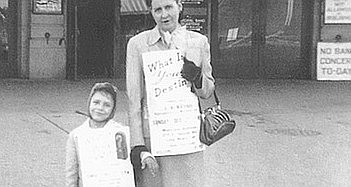 Lester Bangs and his mother, 1953. After Lester became acquainted with William Burroughs, there was never any communication between him and his mother.
