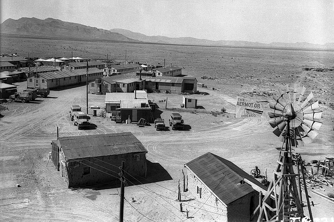The Trinity test base camp