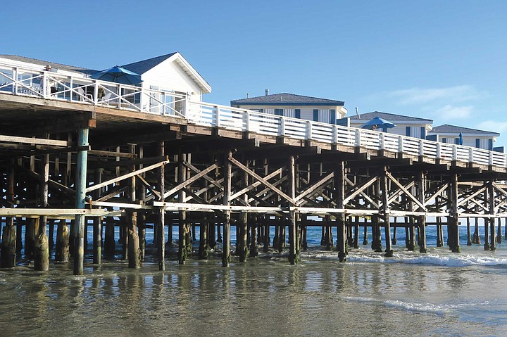 How long do the Imperial Beach, Ocean Beach, Crystal, and Oceanside piers  have?