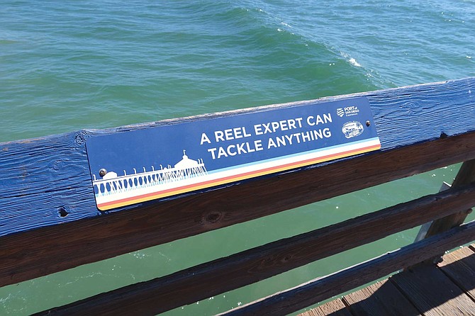 The Imperial Beach Pier celebrates its 60th birthday this year amid grand plans for a $4 million makeover including installing activity placards along the railings, with sayings such as “A reel expert can tackle anything.”