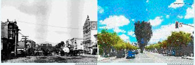 Downtown San Diego, 1901 and 2001