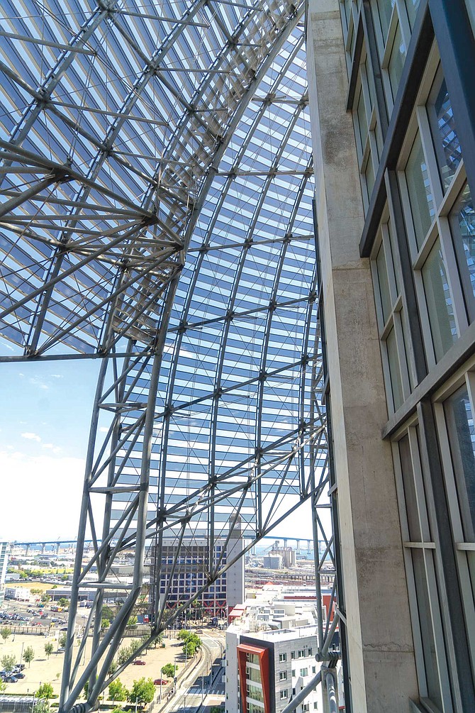 The Gaslamp Banshee is a great howling wind sound produced by an architectural configuration (not on purpose) at the top of the downtown library — which, Christopher Warren says, can be heard as far away as the Coronado Bridge.