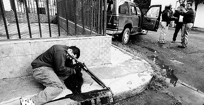 Reenactment of Francisco Ortiz Franco murder (Ramon T. Blanco Villalón/Zeta)