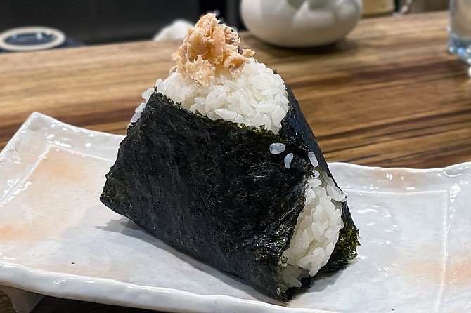 Salmon onigiri