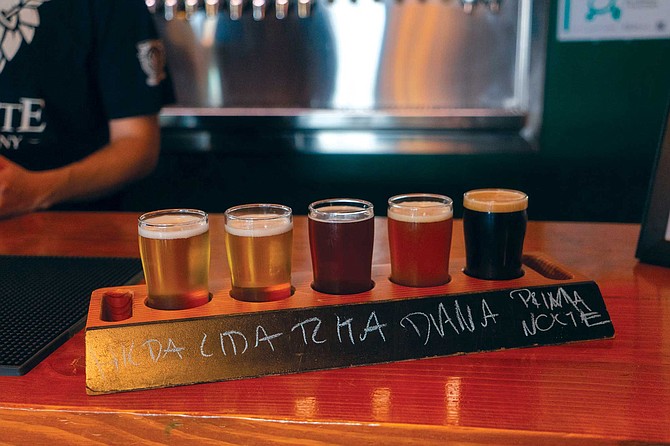 I tried eight different beers at Amante, and the big winner was Marie, their Saison, a very well-balanced beer with earthy tones and citrusy flavors, without the funky yeast flavor that other farmhouse beers give.