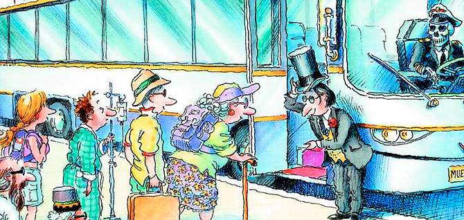 The clerk on duty, when asked for pentobarbital, said in fluent English, “We’re all sold out. We’ll get more in about a month and a half.”