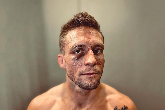 PJ Barch following an ADCC competition. Barch is known as the “Butter Panther” for his smooth style and flow.
