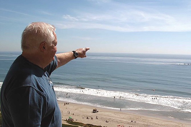 Ed Westberg spotted flares from his San Clemente home and guided the deputies to the site and rescued the crew.