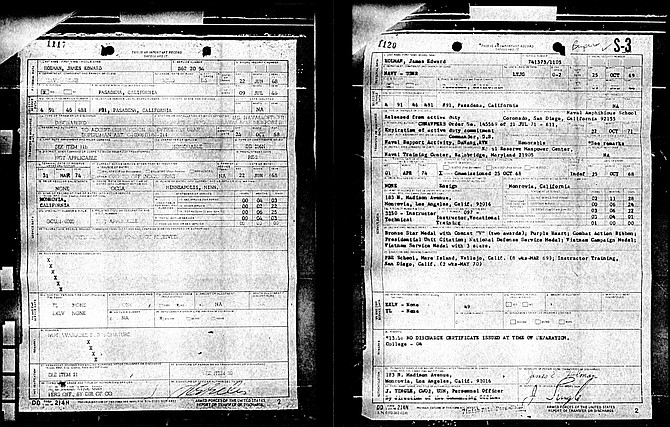 Holman veteran documents