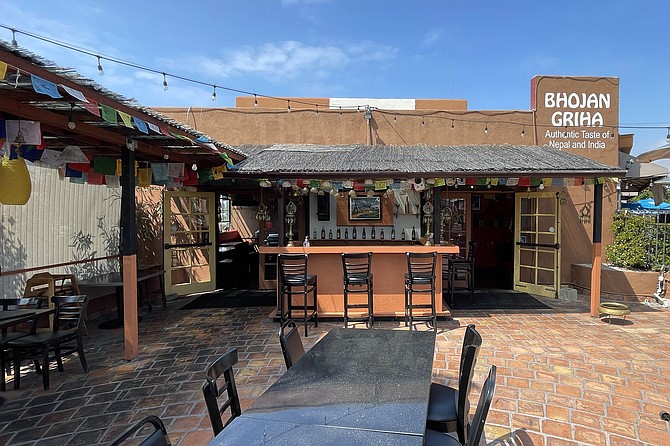 A mostly outdoor, Himalayan restaurant in Old Town