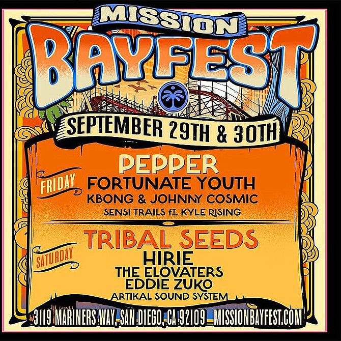 Mission Bayfest at Mariner’s Point Sept 29 and 30