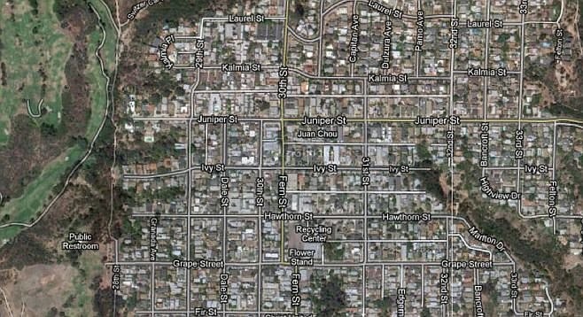 Even today, 30th is ten feet wider.