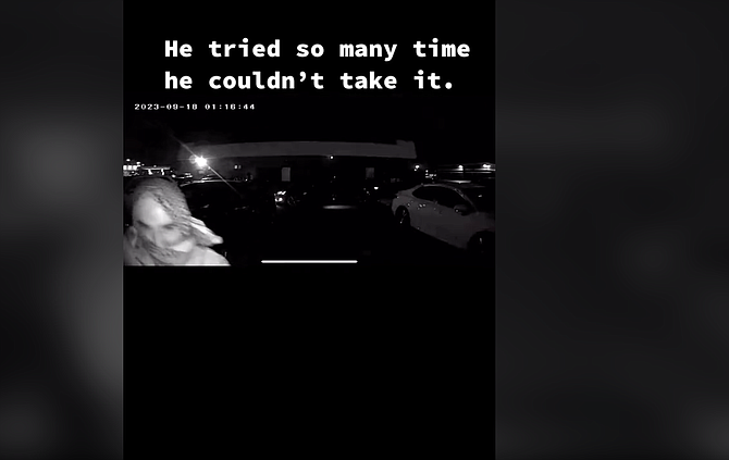 On September 18, a ziadalyadago on TikTok1 posted a clip of a man wearing a mask attempting to steal his Ring camera.