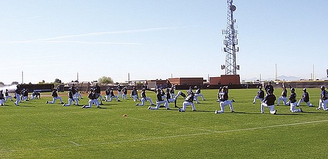 San Diego Padres share the Peoria Sports Complex with the Seattle Mariners since 1994.