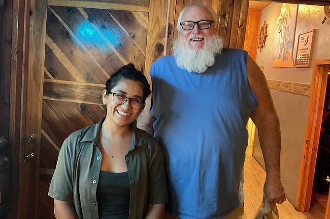 Alejandra with Scotty and Plank regular Robert