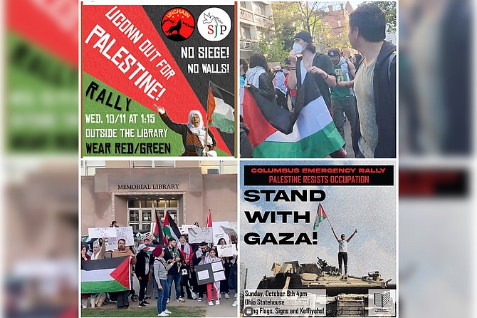 Schools with smarter students than San Diego State and its dum-dums who marched for Israel: UConn, NYU, Ohio State, and the University of Wisconsin, among many, many others.