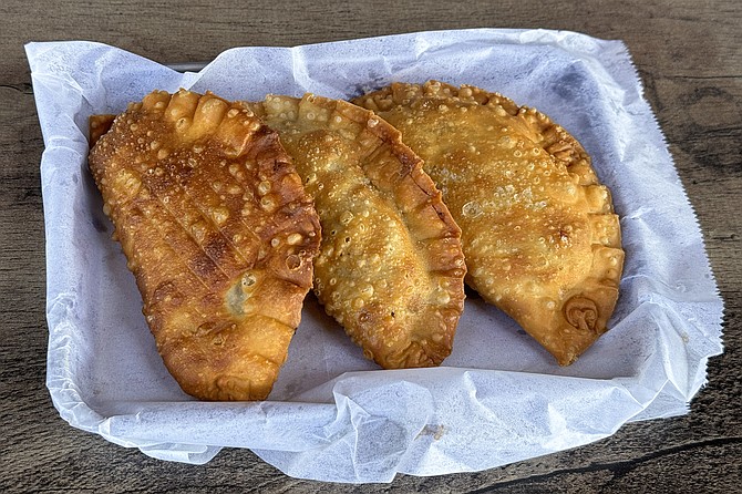 A trio of empanadas from Havana Kitchen