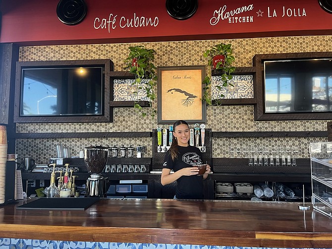 When a health emergency sidelined her father, recent grad Sofia Torres stepped in, and with help from her mother and sister, followed through on opening the family restaurant, Havana Kitchen, in downtown La Jolla. Photo by Dianne Torres.