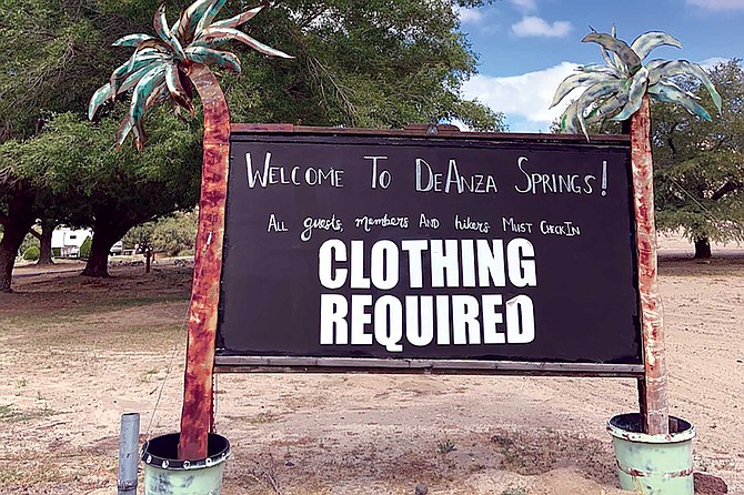 Residents received a notice in July stating that as of September 1st, clothing would be mandatory in all common areas, such as the pool, hiking trails, and gym. As of October 30th, clothing would be mandatory anywhere within the park, including private residences and sites.