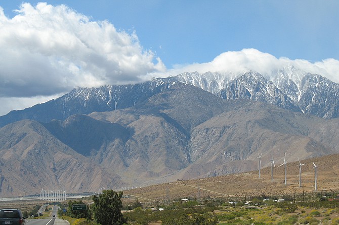We could all see Mount San Jacinto in the distance, and it looked like we might be able to make it to Palm Springs.