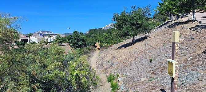 Where the trail terminates.
