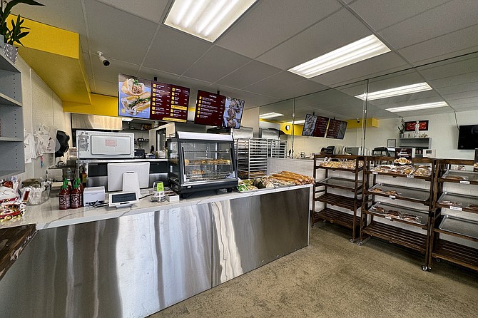 A simple bánh mì counter, but this one's in Chula Vista