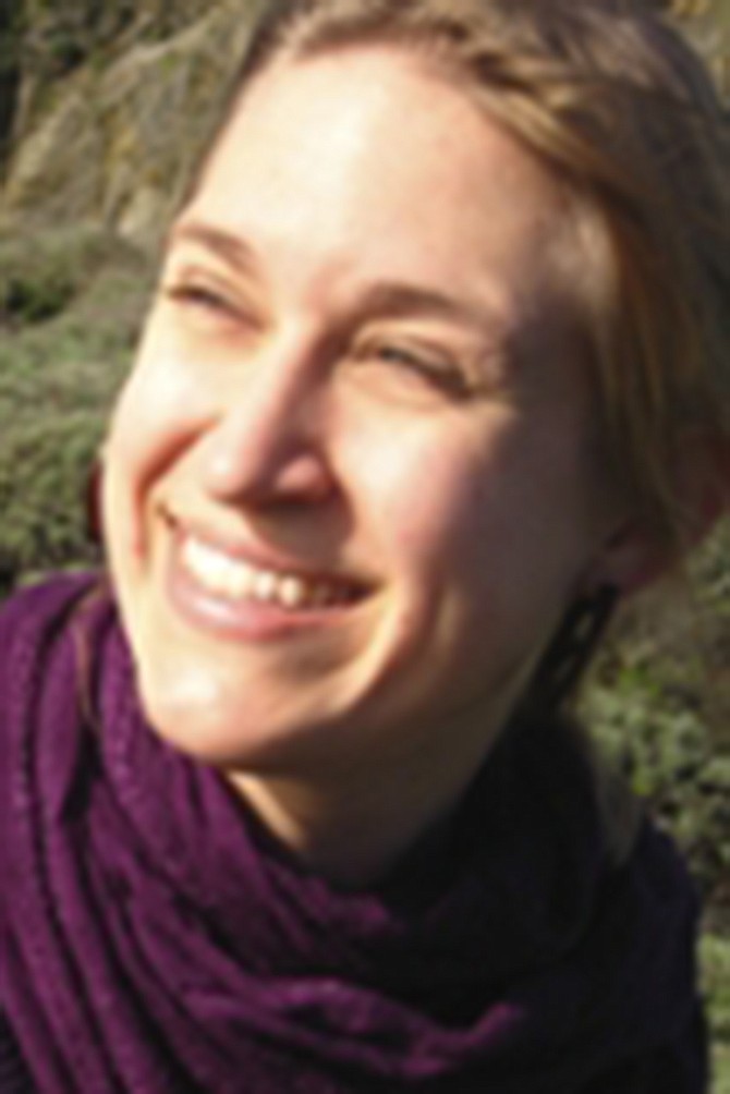 Climate law lawyer Victoria Bogdan Tejeda, smiling through it