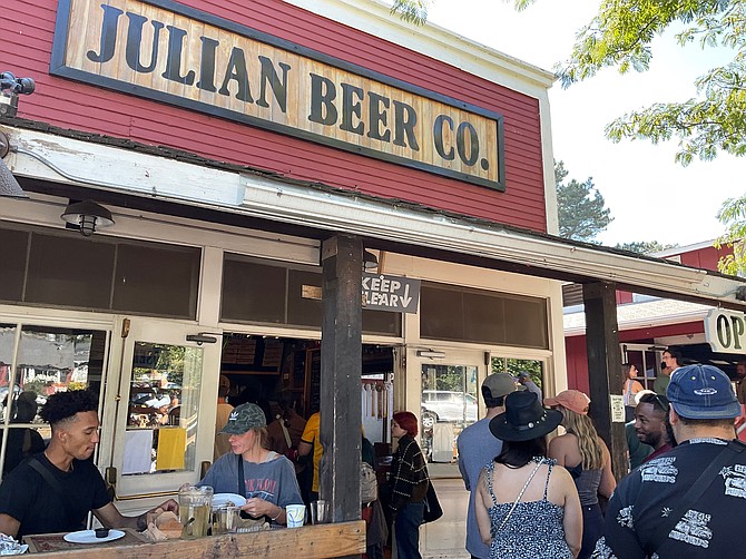 Maybe the hottest weekend spot in Julian: BBQ keeps the lines long