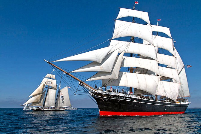 Californian and Star of India sailing the seas.