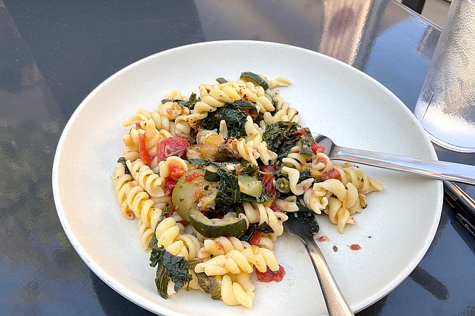 Zucchini and other good veggies fuel this Pasta Primavera.