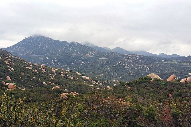 Looking at SR-67 as it heads into Ramona.
