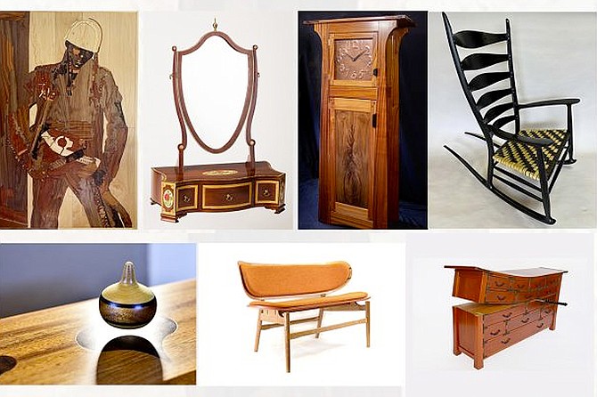 This much anticipated annual show includes contemporary and traditional furniture and artworks with veneering, carving, marquetry and wood turning techniques.