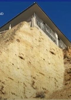 Bluff after repairs – proposed