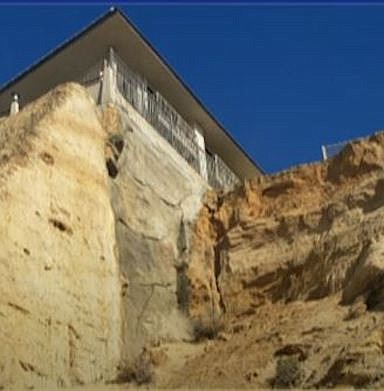 Upper bluff – current