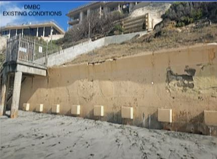 Lower seawall