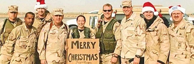 Aaron was proud of his wife. In one interview, he described a favorite photo of Ashli, in which she was standing next to a four star general, Aaron said that man was the CENT COM commander for Iraq at that time, “It was a pretty big deal.”