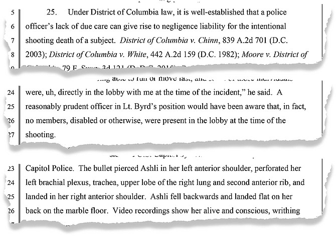 Clippings from January’s lawsuit.