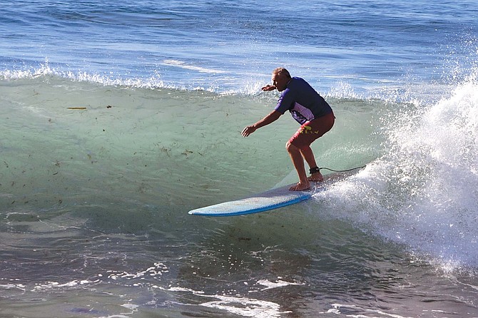 Bill Fitzmaurice, who recently ended a five-year stint as president of the WindanSea Surf Club, says, “During Covid I think a lot of people, when they were kind of ordered to stay home and not go to work, said, ‘You know what? I’m doing nothing. I’ve always wanted to try surfing.”