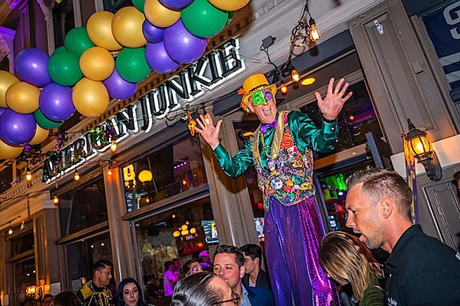Let the Love Flow and the Good Times Roll when Valentine's Day meets Fat Tuesday in the Gaslamp Quarter.