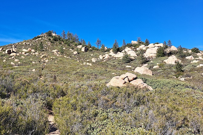 A rocky outcrop to pass through.