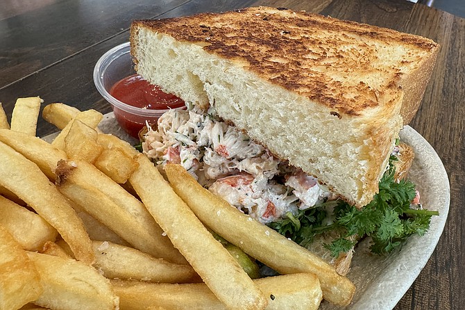 Strictly speaking, more a lobster salad sandwich than a lobster roll