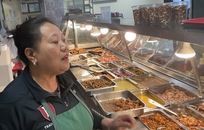 Veya, who runs the much-loved Filipino buffet