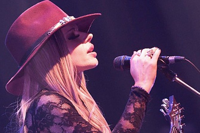 Photo Platinum Selling Recording Artist Orianthi Takes The Stage At