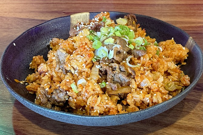 Kimchee and bulgogi fried rice