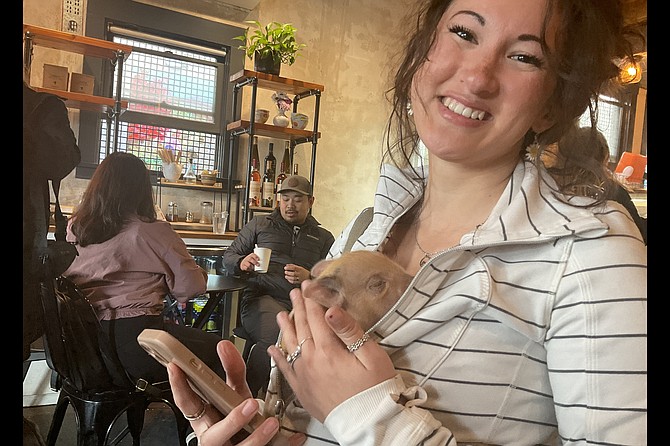 Julianne loves all animals, but especially baby piglets.