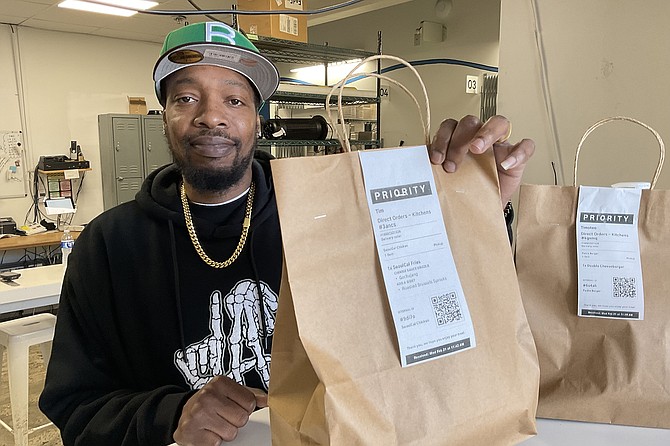 Lonnie brings up orders.