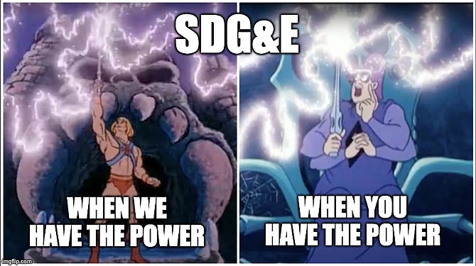 A friendly message from your friends at SDG&E!