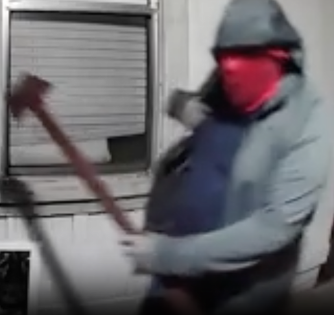 Axe wielder on Ring app