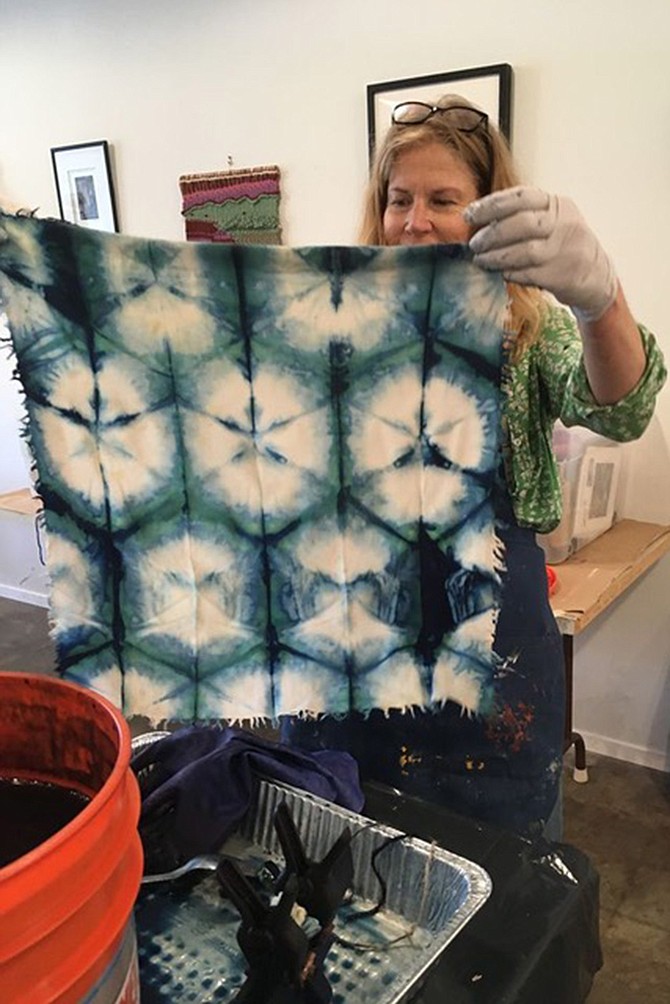 For those curious about Indigo dye and resist textile work, this is your opportunity to play and experiment.