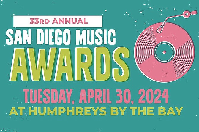 San Diego Music Awards at Humphreys By the Bay
 April 30